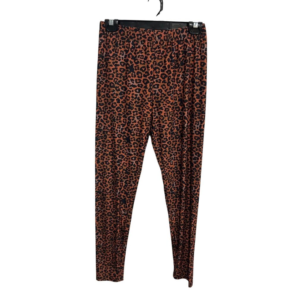 Sissycos Women Leopard Print Stretch Leggings Size Large Indie Sleaze Maximalism